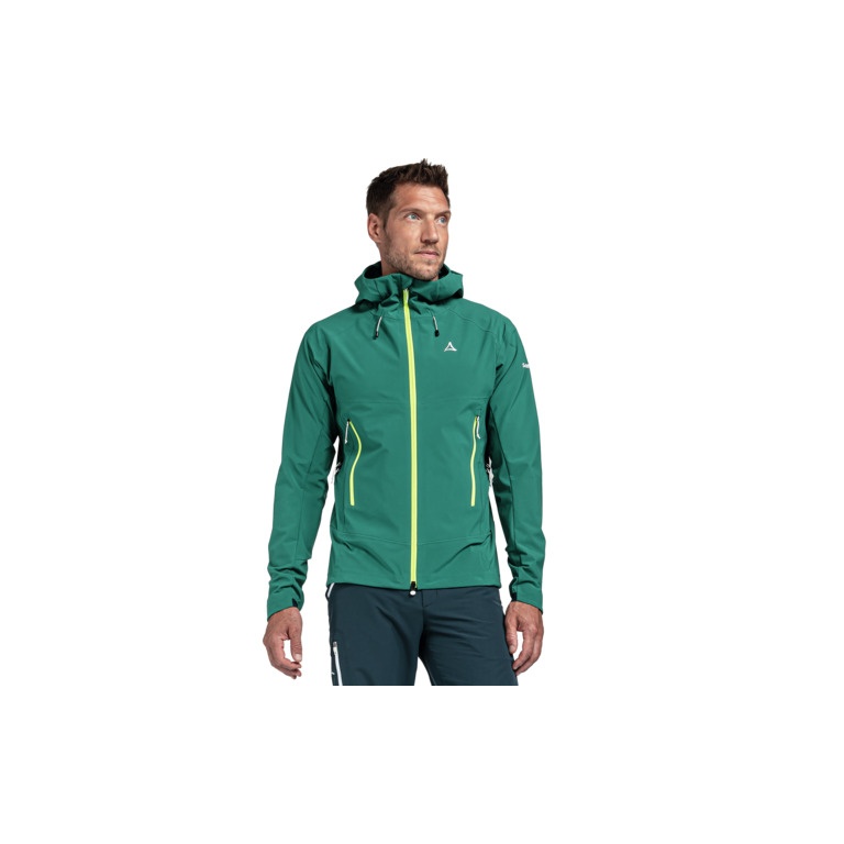 Schöffel Softshelljacke Mangart - 4D Body Mapping, winddicht - grün Herren